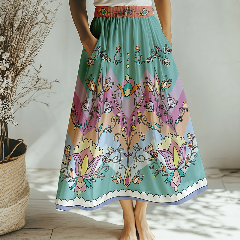 Thunder Mesa Petals Pastel Skirt