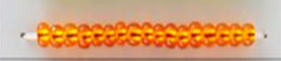 Silver Lined RR Seed Beads Size 11/0 - Orange