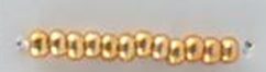 Metallic Seed Beads Size 11/0 - Sunshine