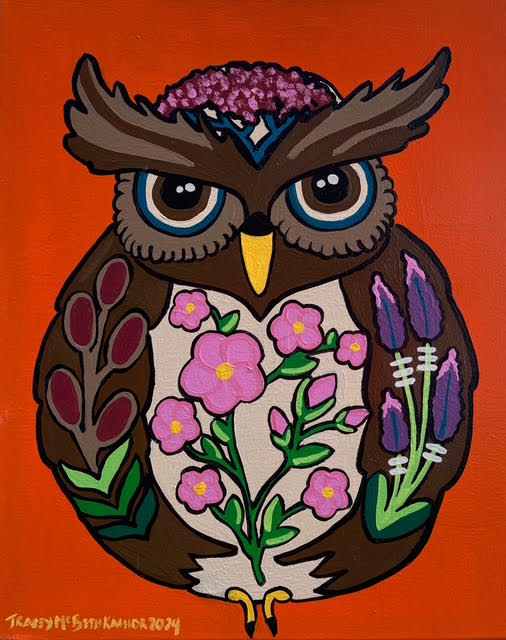 Tracey McBeth Kachor Owl Print