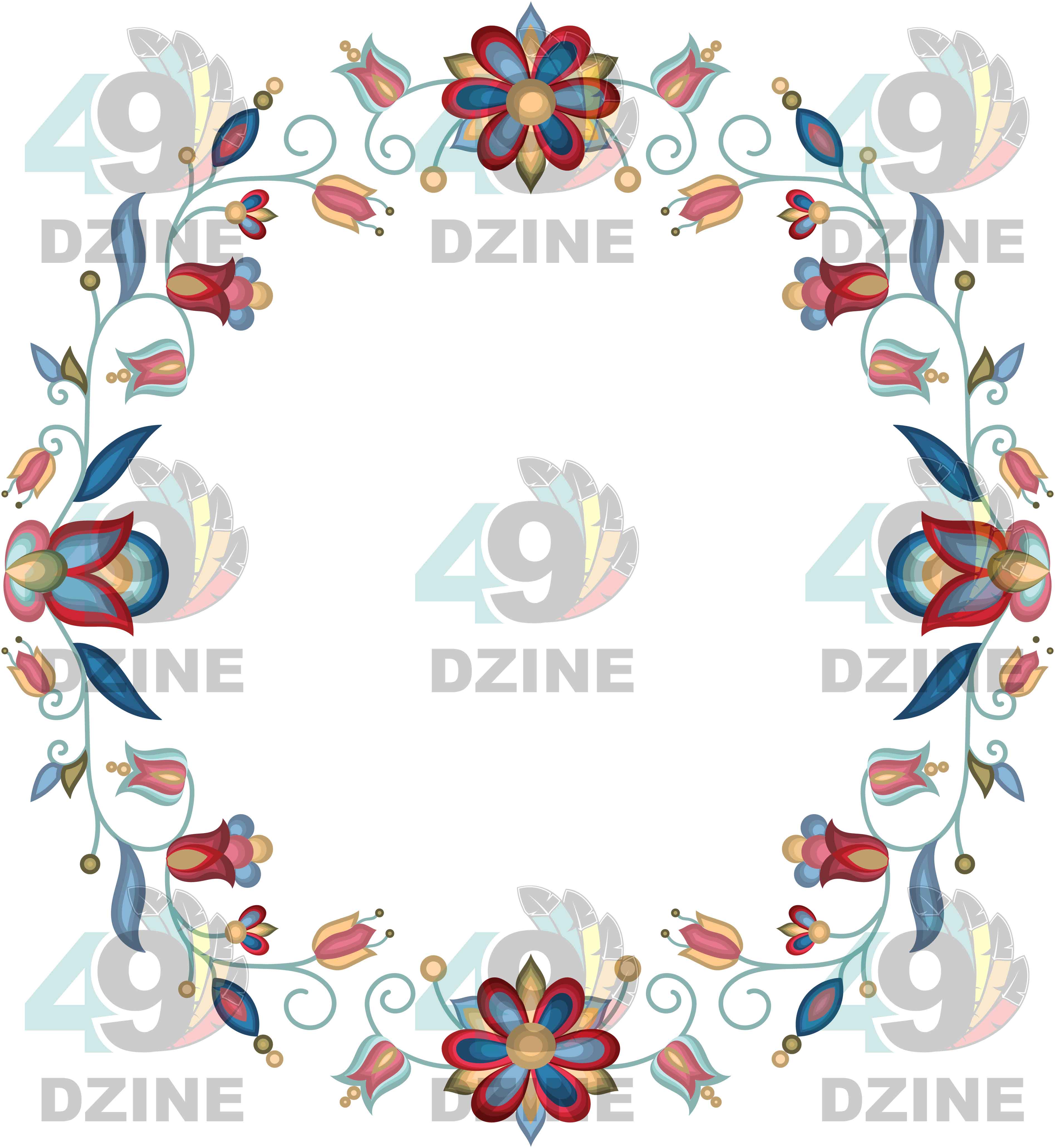 Frozen Petal Cascade No Stroke Fedora