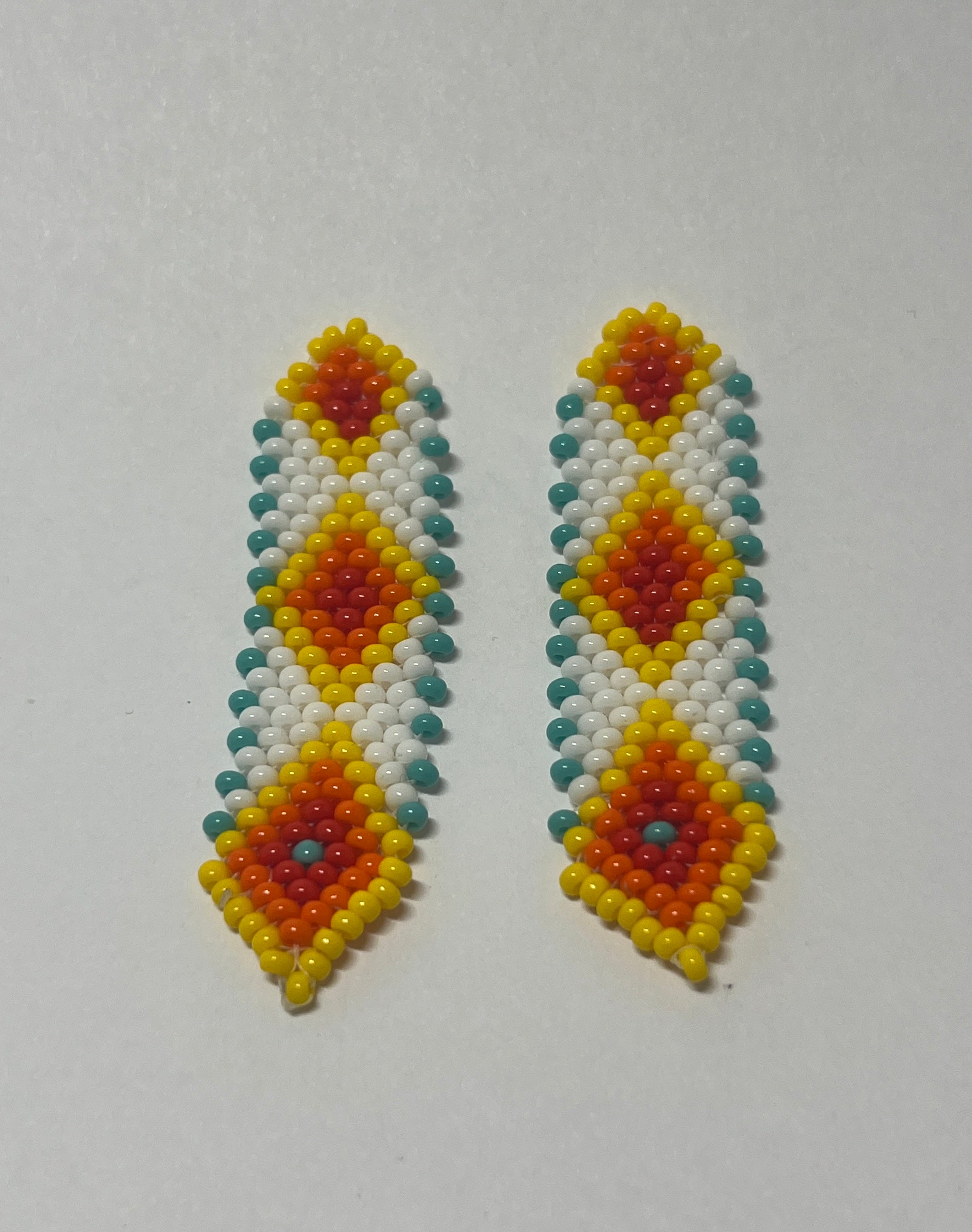 Brandon Swain Novlesky Feather Earrings