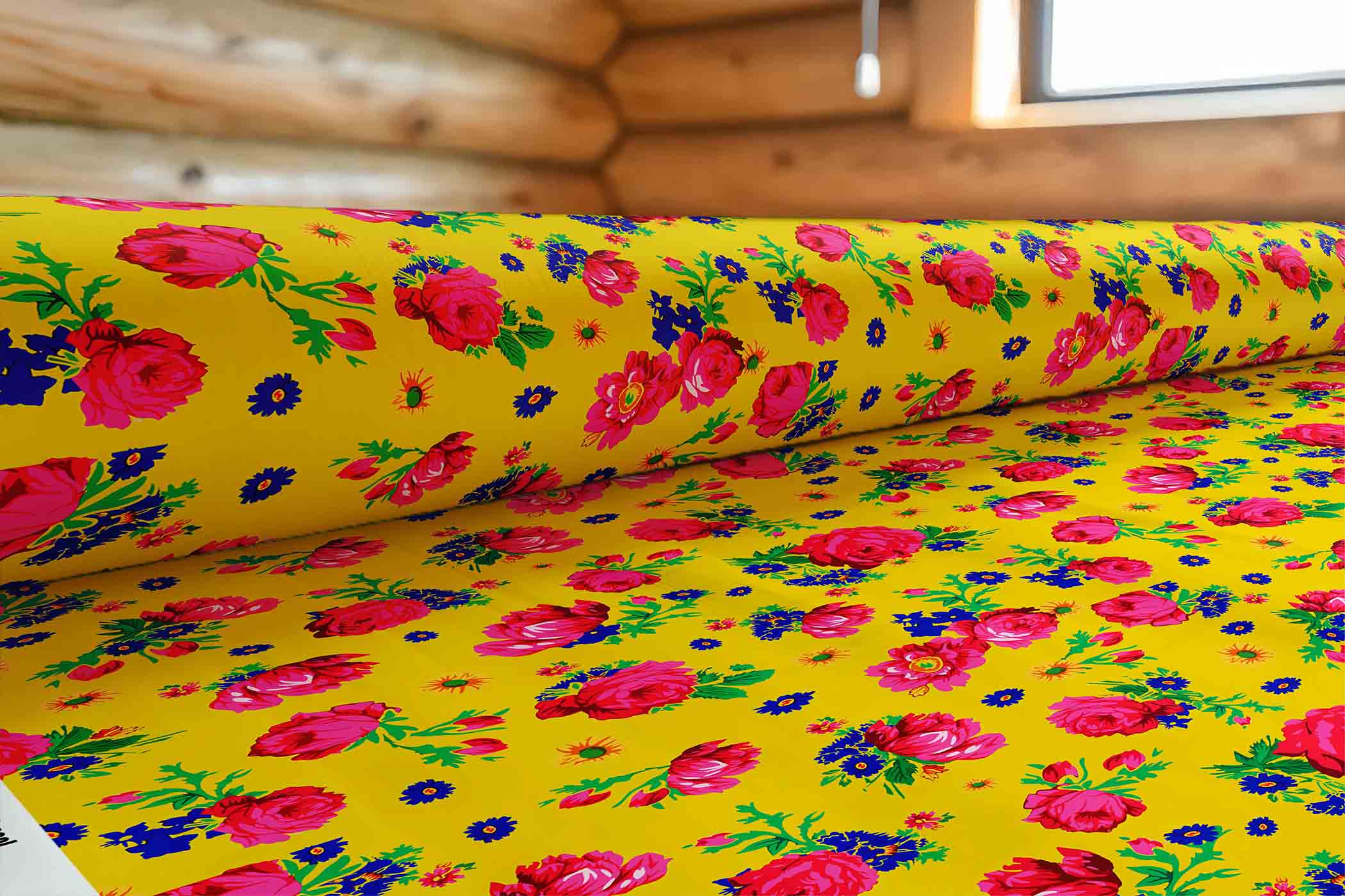 Kokum Ceremony Corn Tassel Cotton Poplin