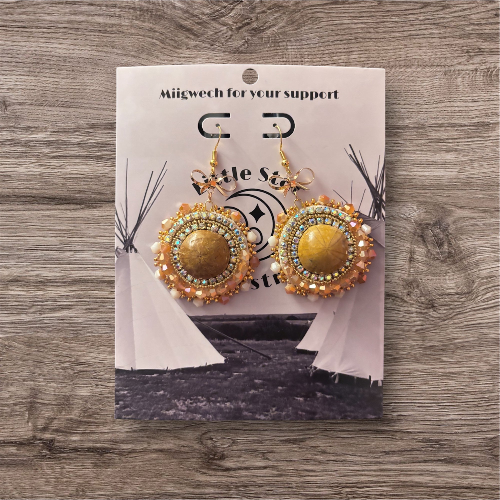 Dorienne Proulx Sand Dollar Fossil with Bow