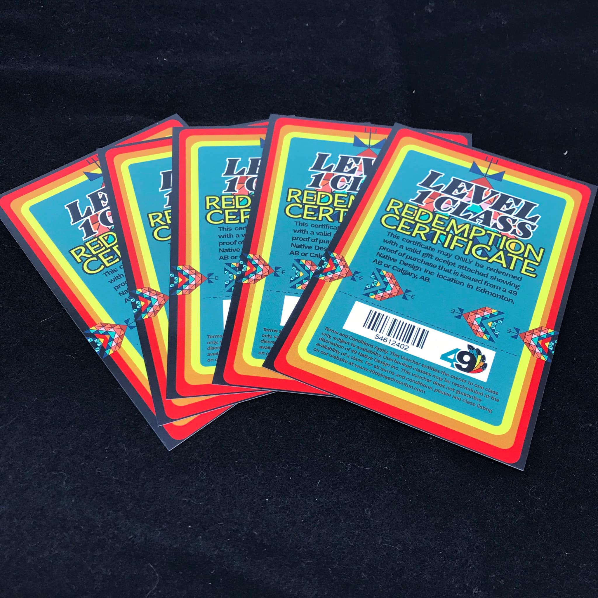 Level One Class Certificate