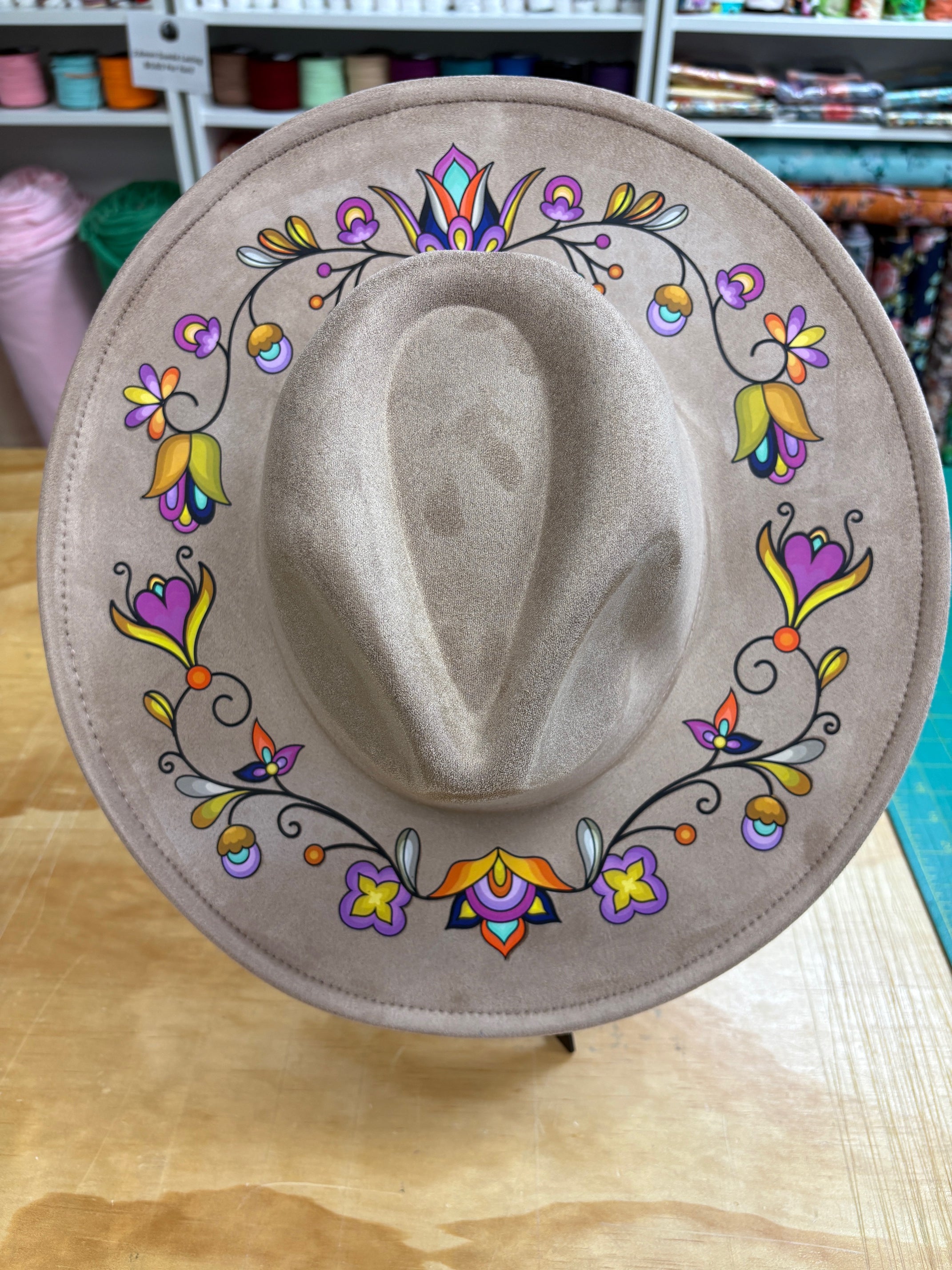 Sweetgrass Emberlight Tan Fedora Hat