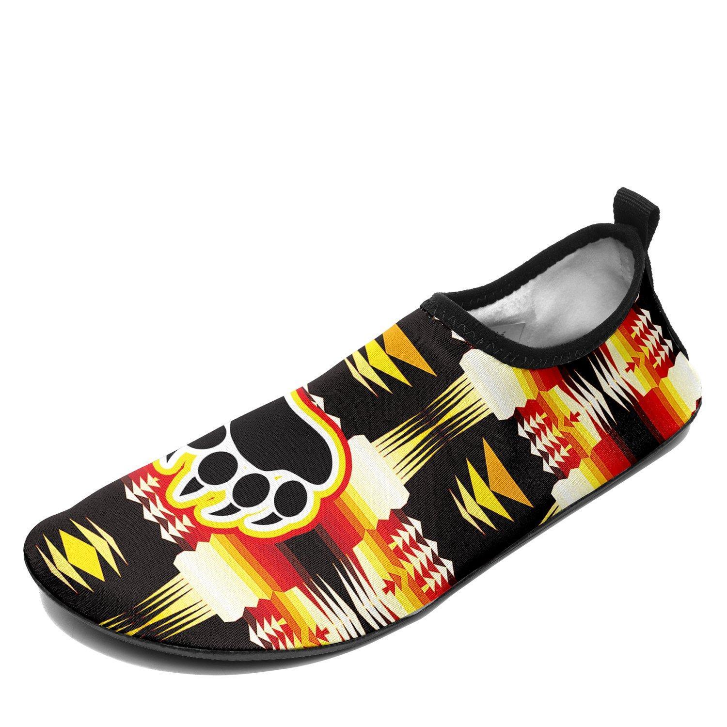 Medicine Wheel Sage Bearpaw Sockamoccs Kid's Slip On Shoes 49 Dzine