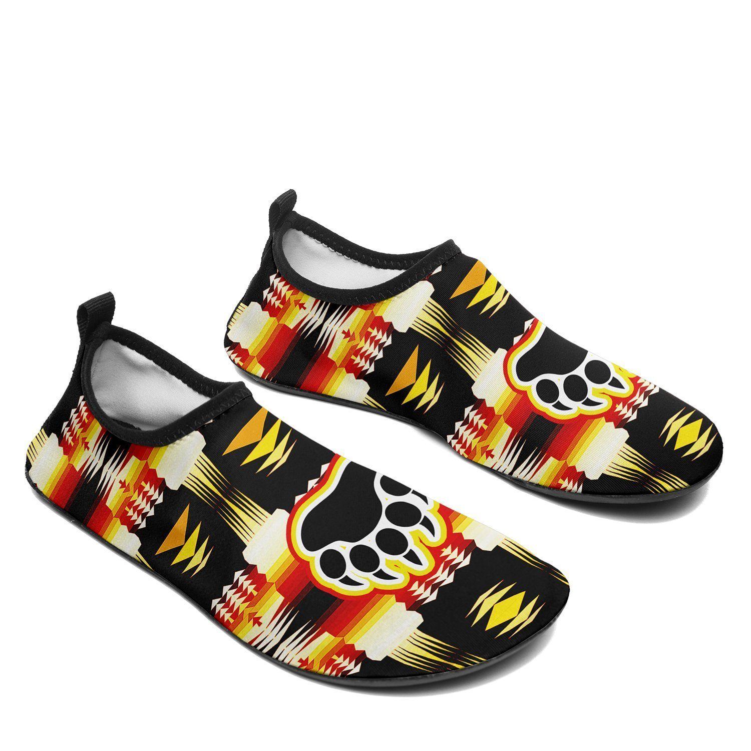 Medicine Wheel Sage Bearpaw Sockamoccs Kid's Slip On Shoes 49 Dzine