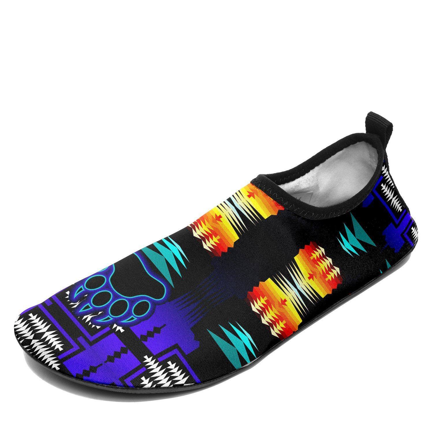 Midnight Sage Fire with Bearpaw Sockamoccs Kid's Slip On Shoes 49 Dzine