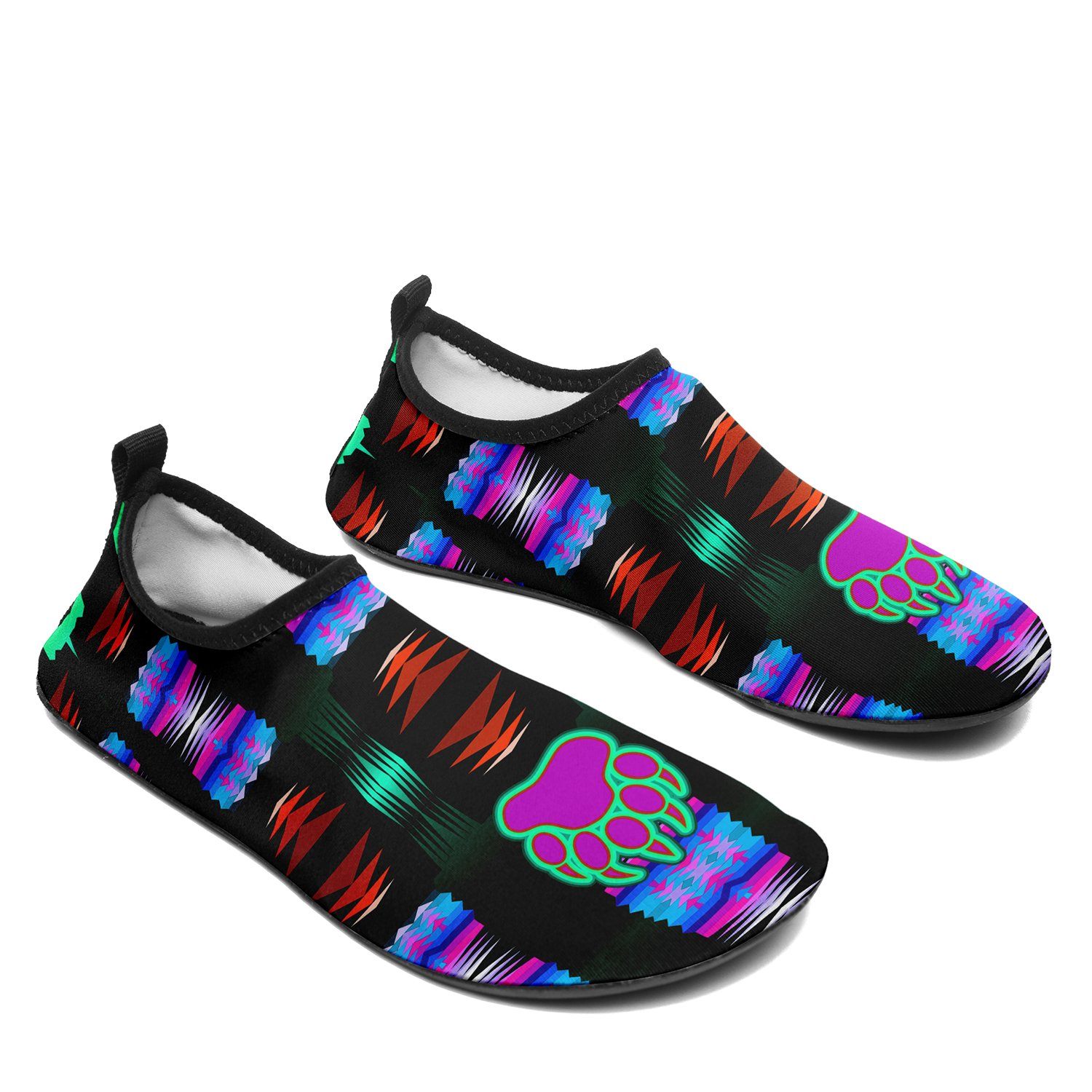 Kids Purple Midnight Bearpaw Sockamoccs Slip On Shoes
