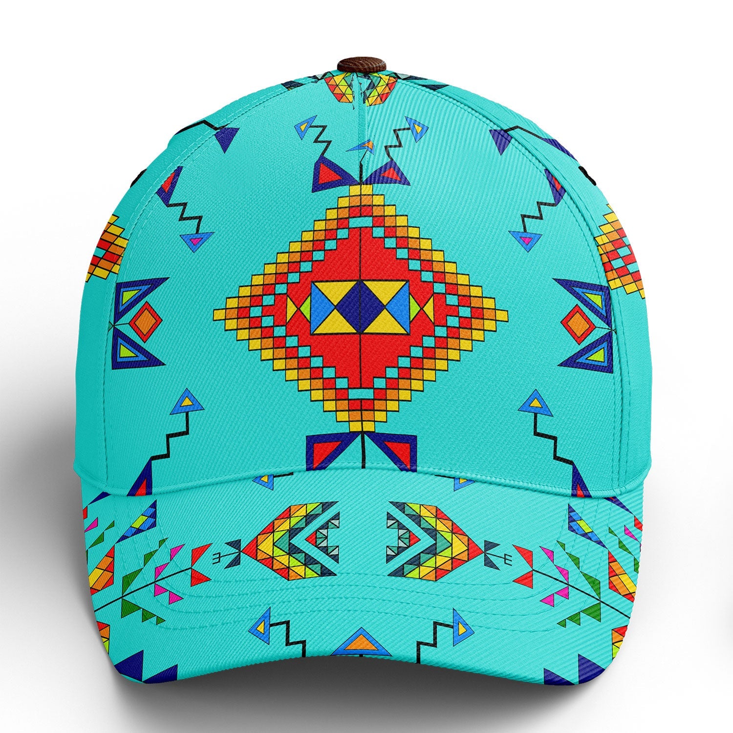 Buffalo Jump Turquoise Snapback Hat