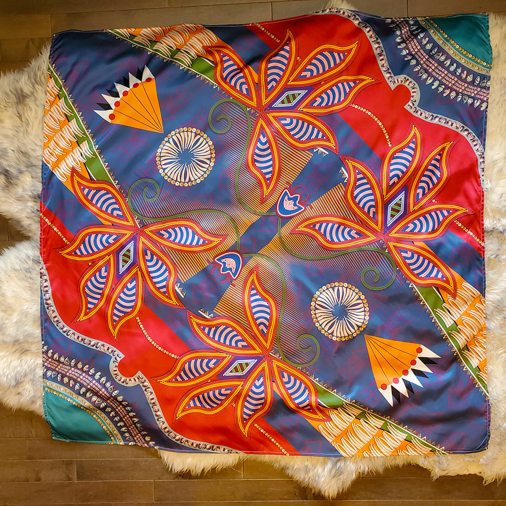 Sacred Plains Satin Scarf