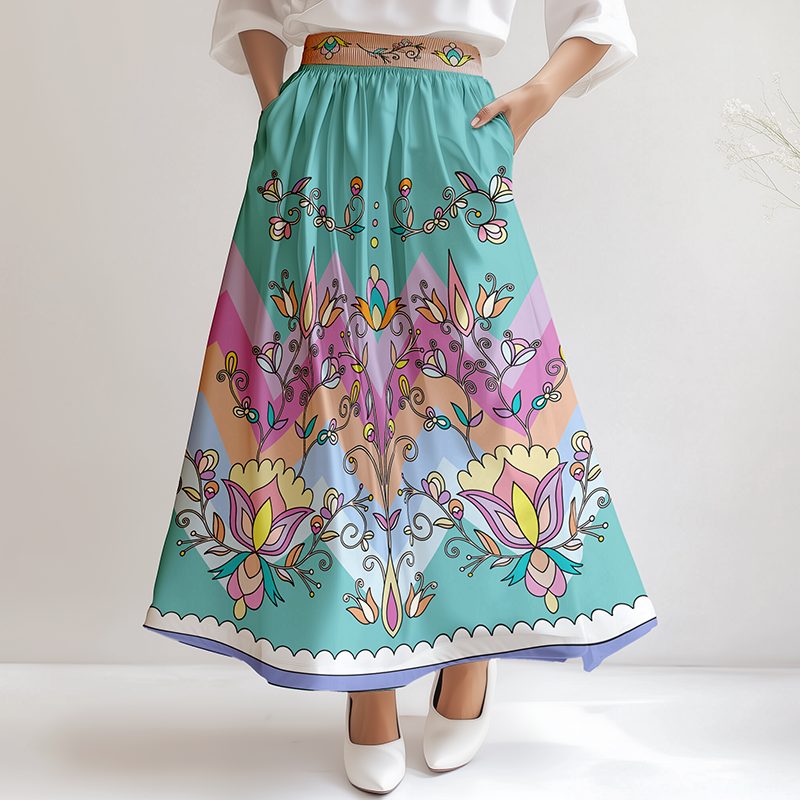 Thunder Mesa Petals Pastel Skirt