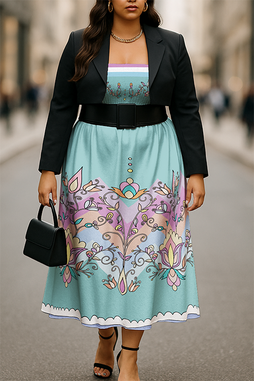 Thunder Mesa Petals Pastel Smock Top Dress