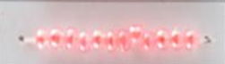 Inside Color Lustered Seed Beads Size 11/0 - Carnation Valley