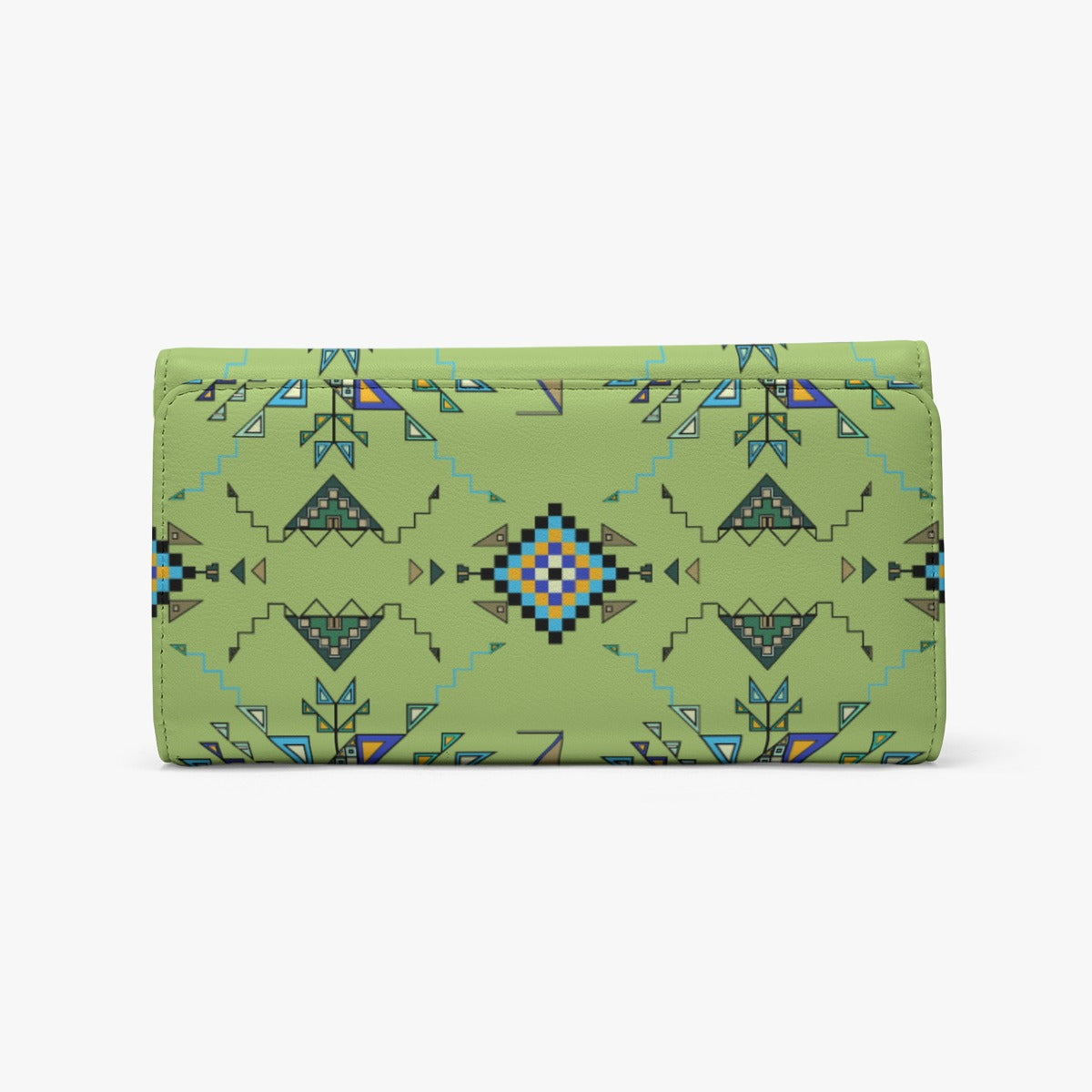 Bear Shield Green Foldable Wallet