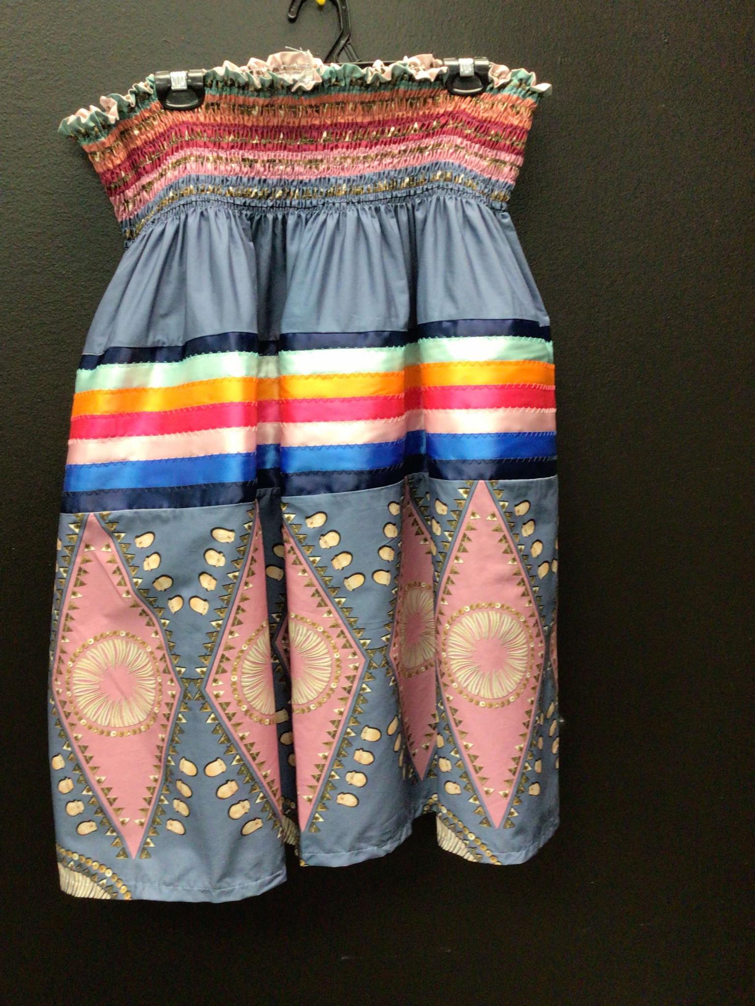 elk tooth honor Ribbon Skirt