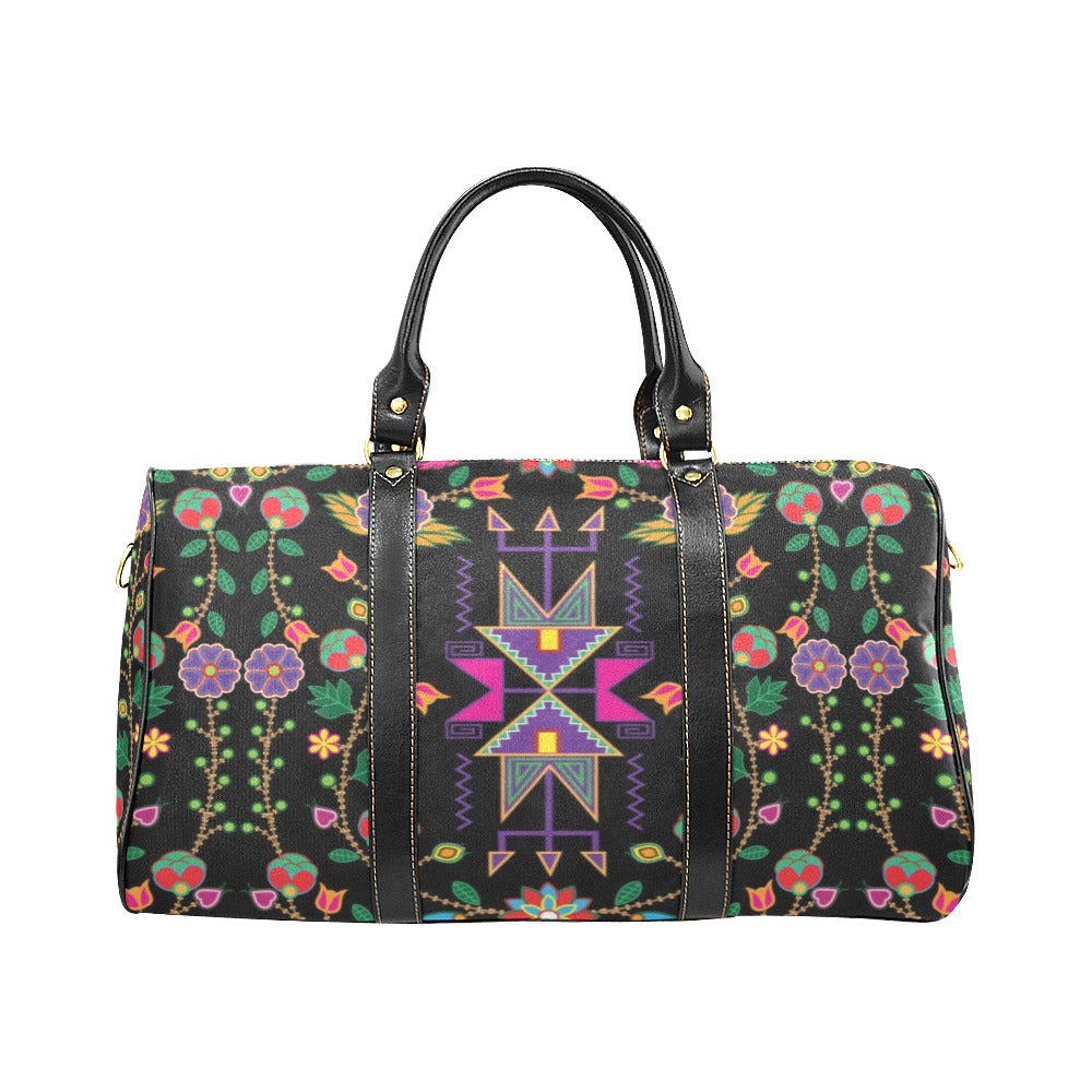Floral and Geometric Dance - 03 New Waterproof Travel Bag/Large (Model 1639)