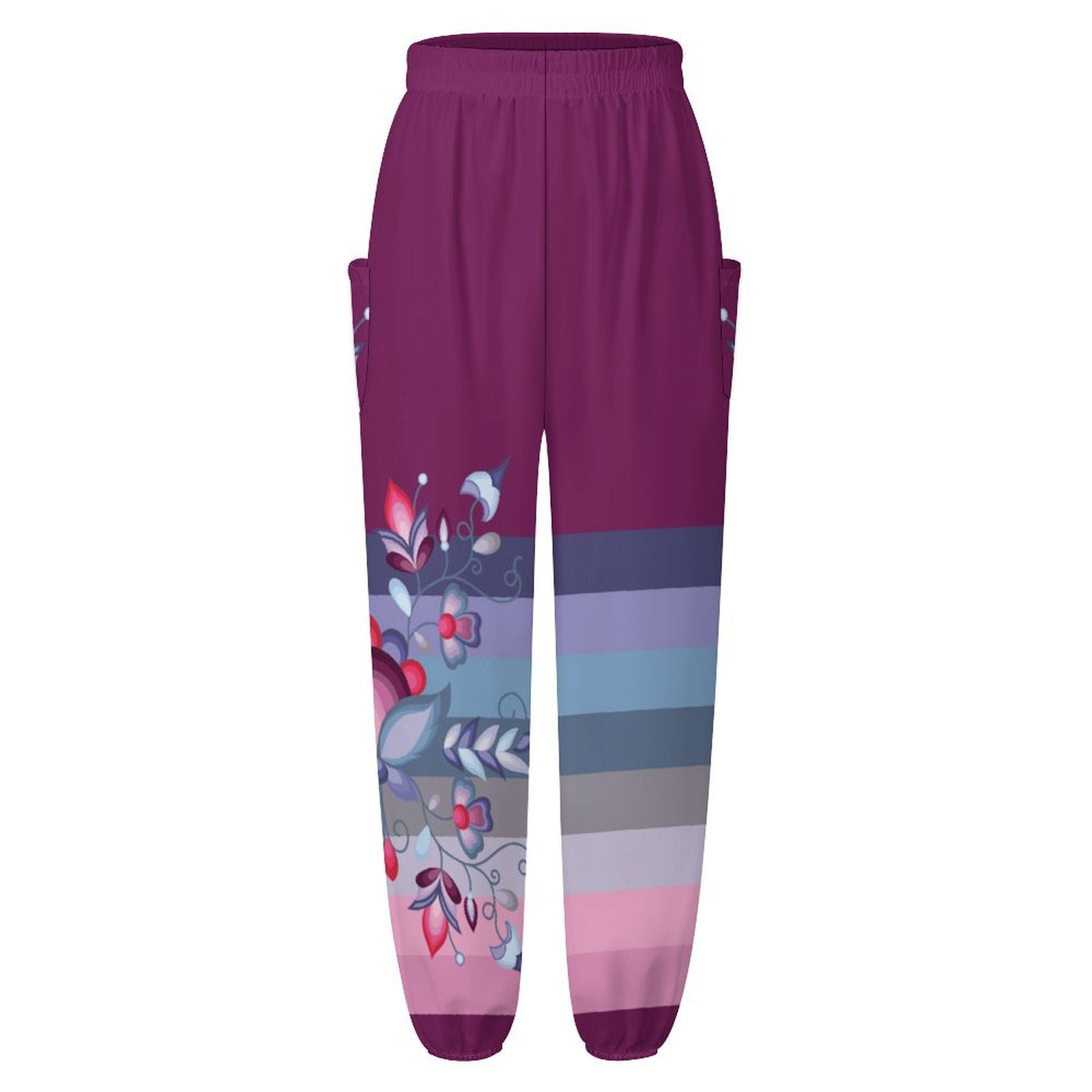 Twilight Hollyvine Purple Ribbon Joggers