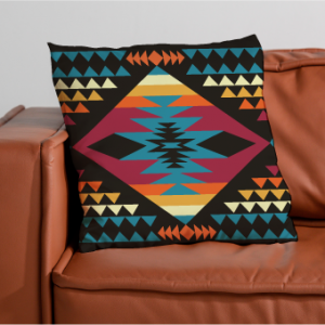 Geometric Throw Cushion