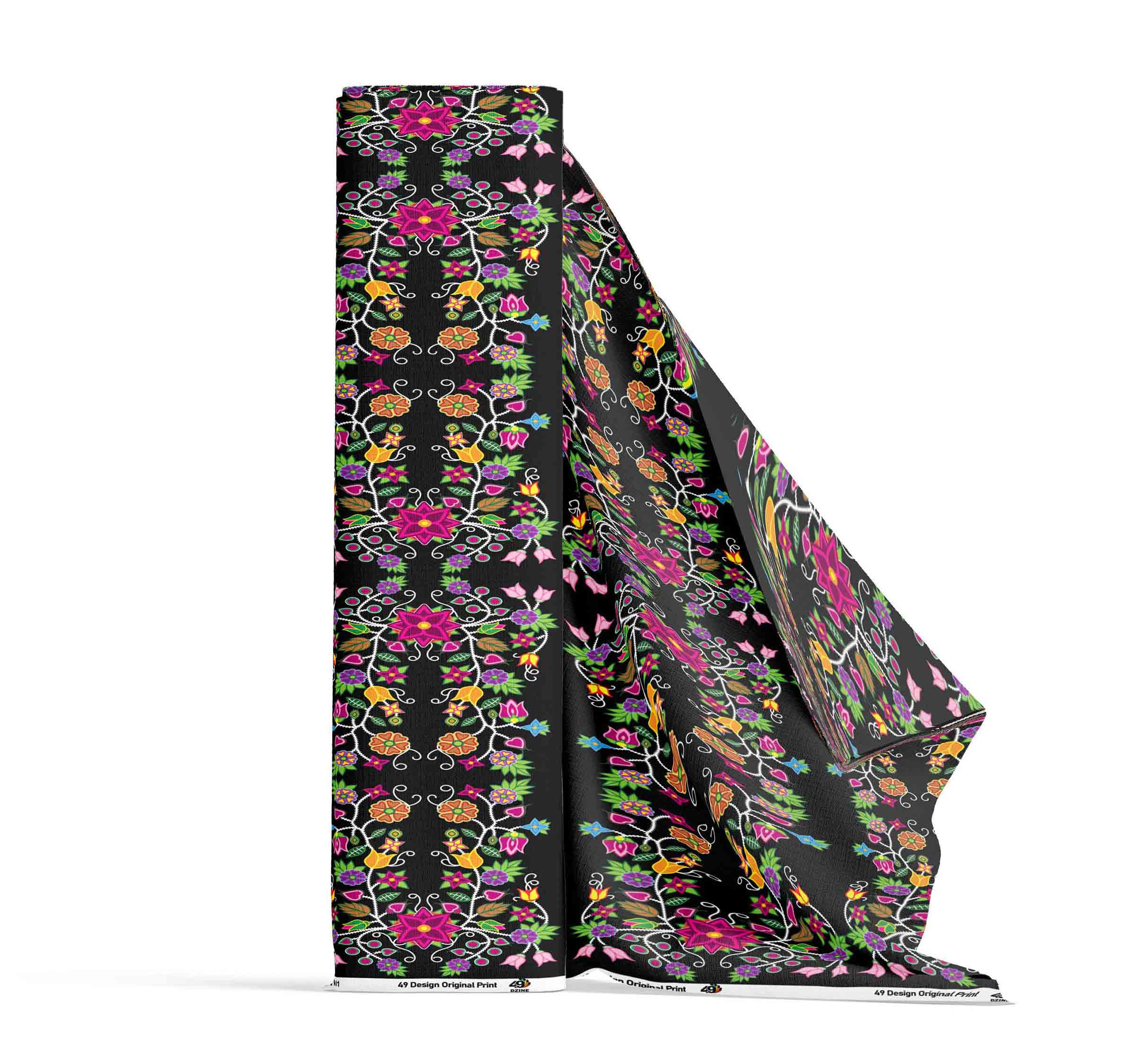 Floral Beadwork 01 42 Inch Fabric Cotton Poplin