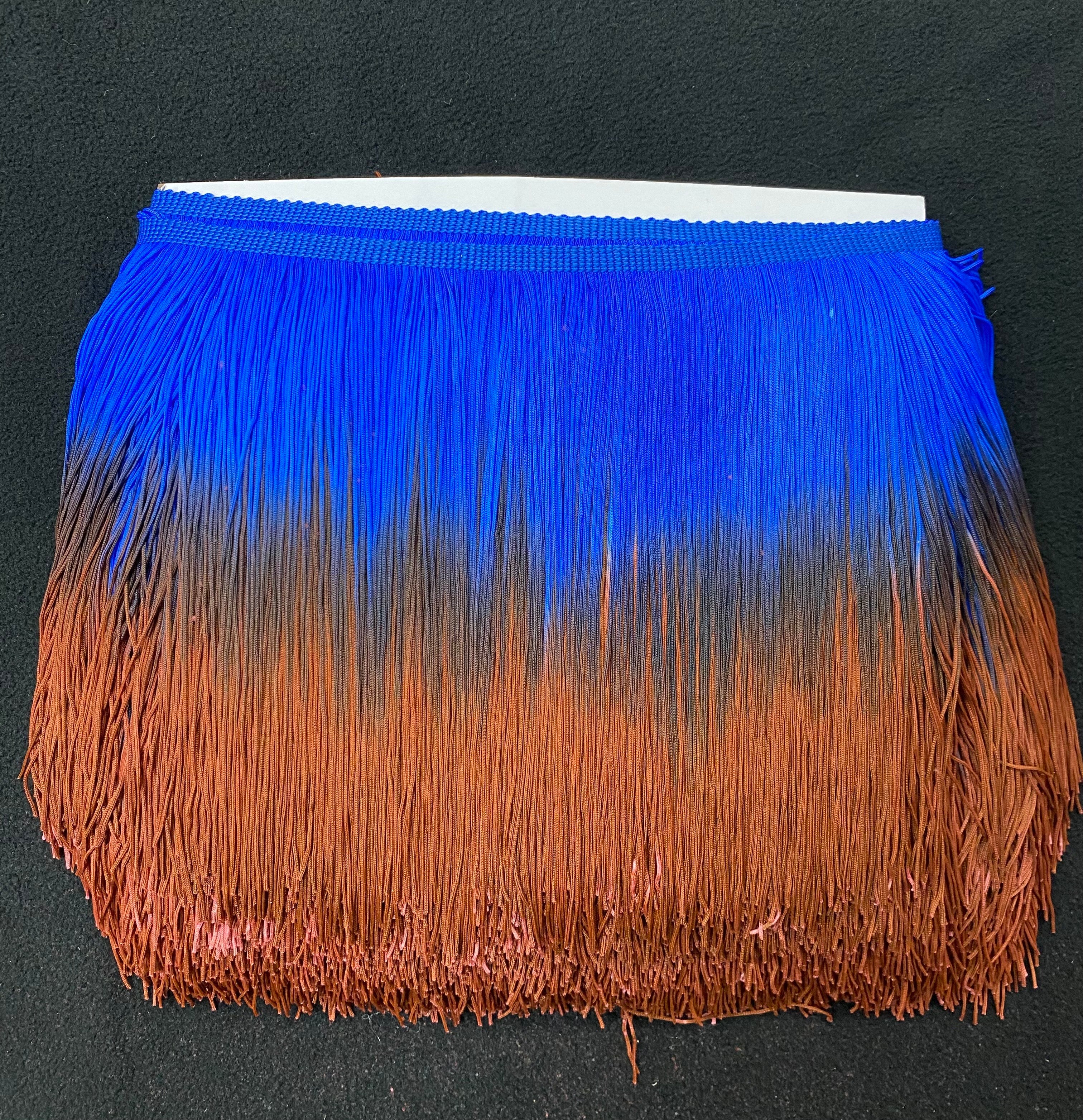 Blue Brown Fringe