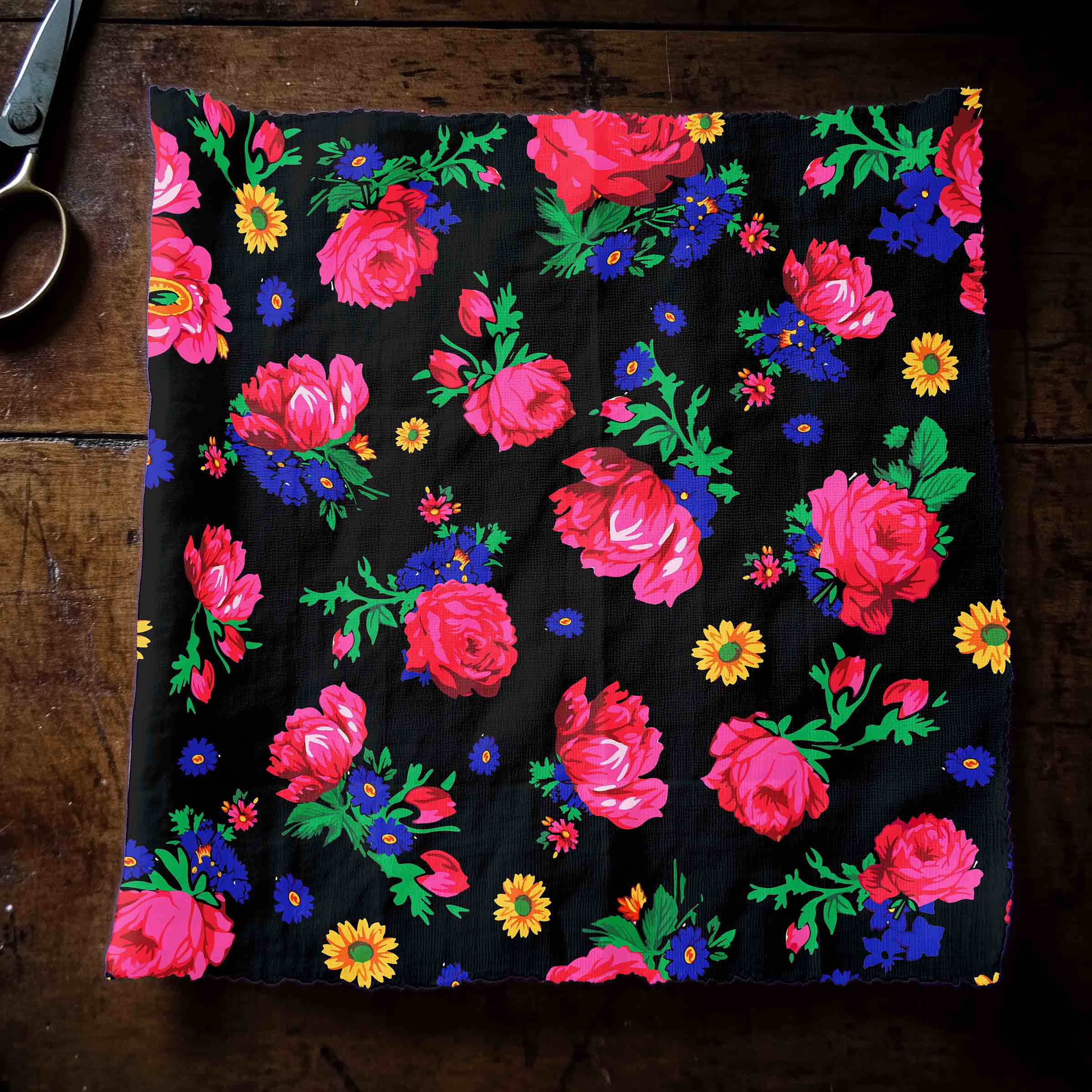 Kokum Ceremony Black Cotton Poplin