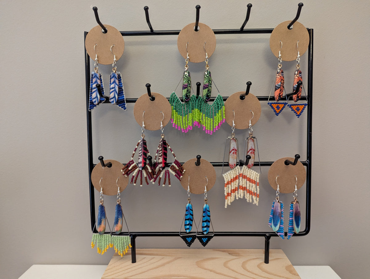 Erin Thomas Feather Earrings