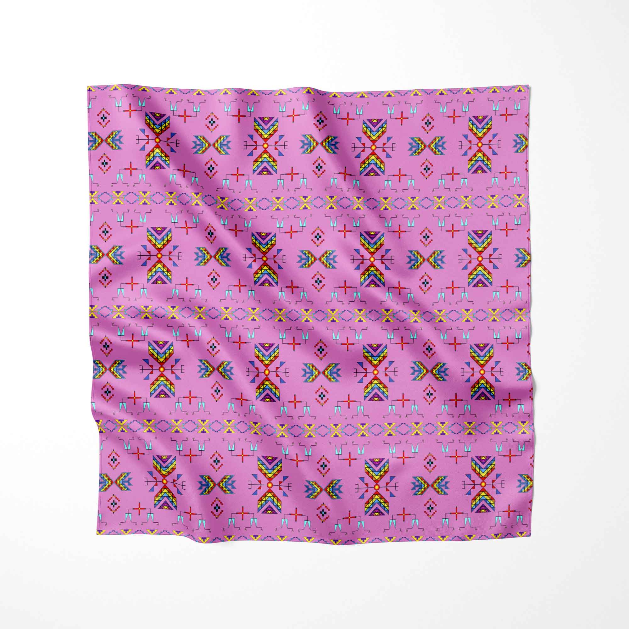 Rainy Chief Rainbow Blush Cotton Fabric