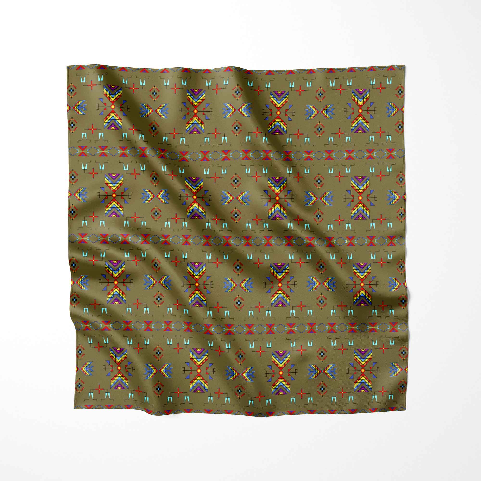 Rainy Chief Rainbow Sage Grass Cotton Fabric