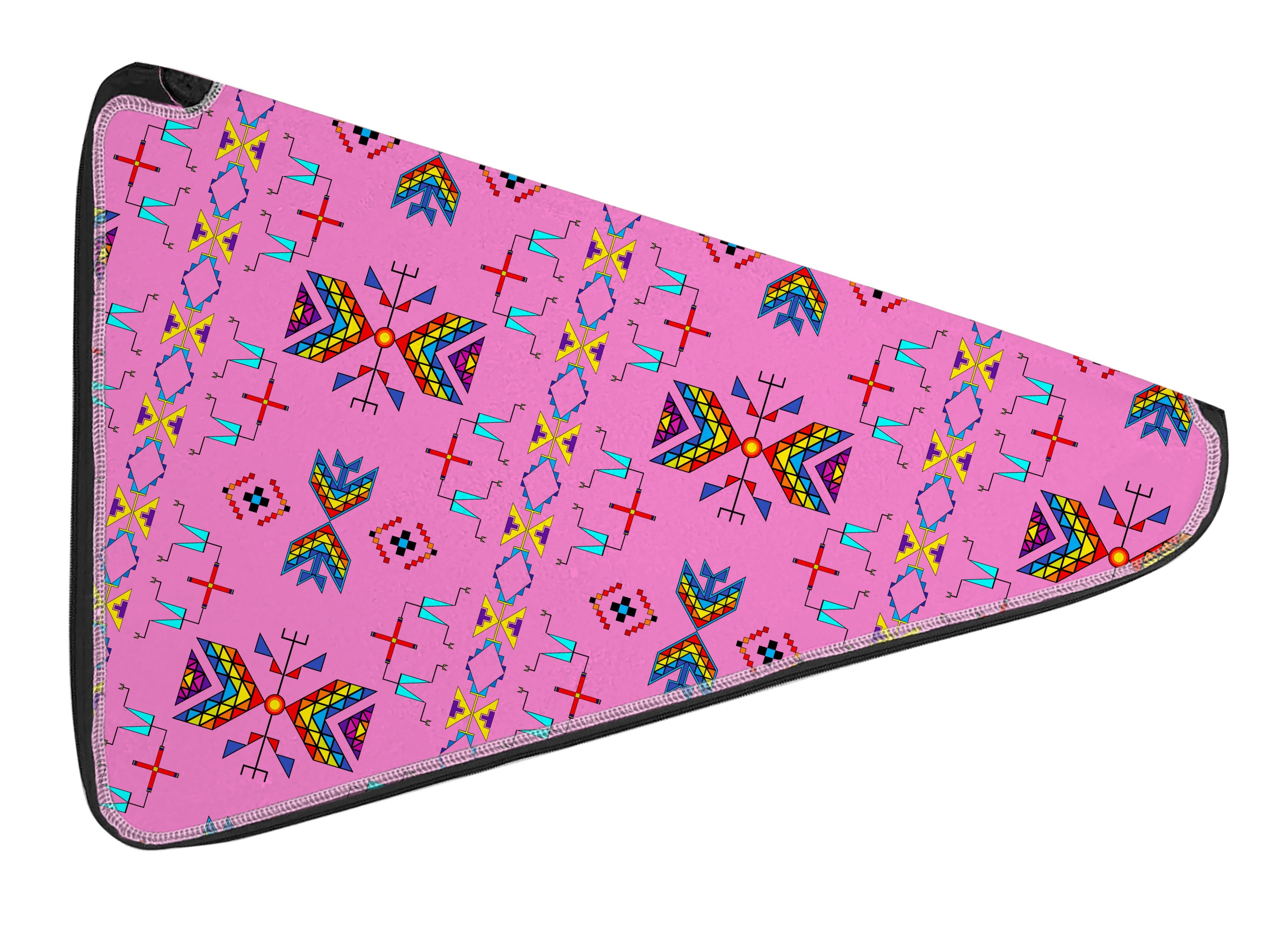 27 Inch Fan Case - Rainy Chief Rainbow Blush