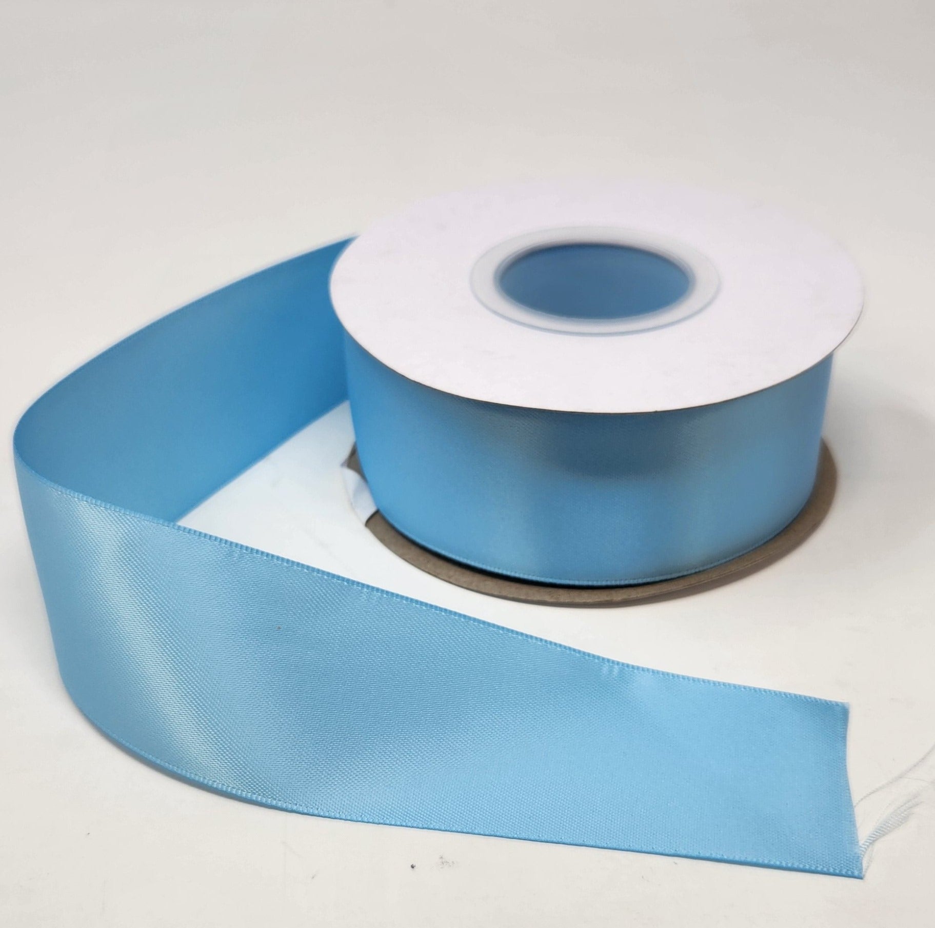 Blue Mist - Double Face 1.5 inch Solid Colored Ribbon