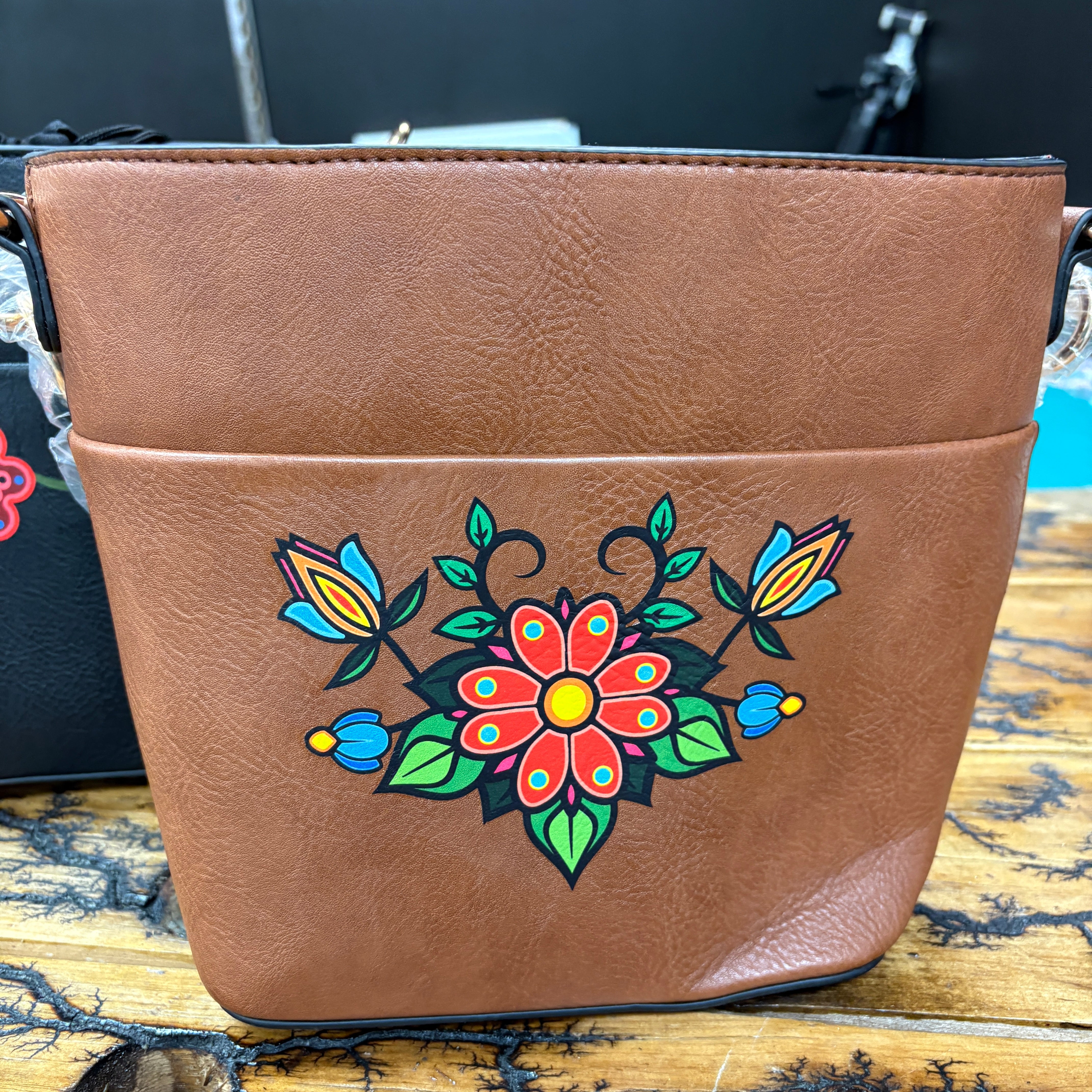 Embellished Leather Purse