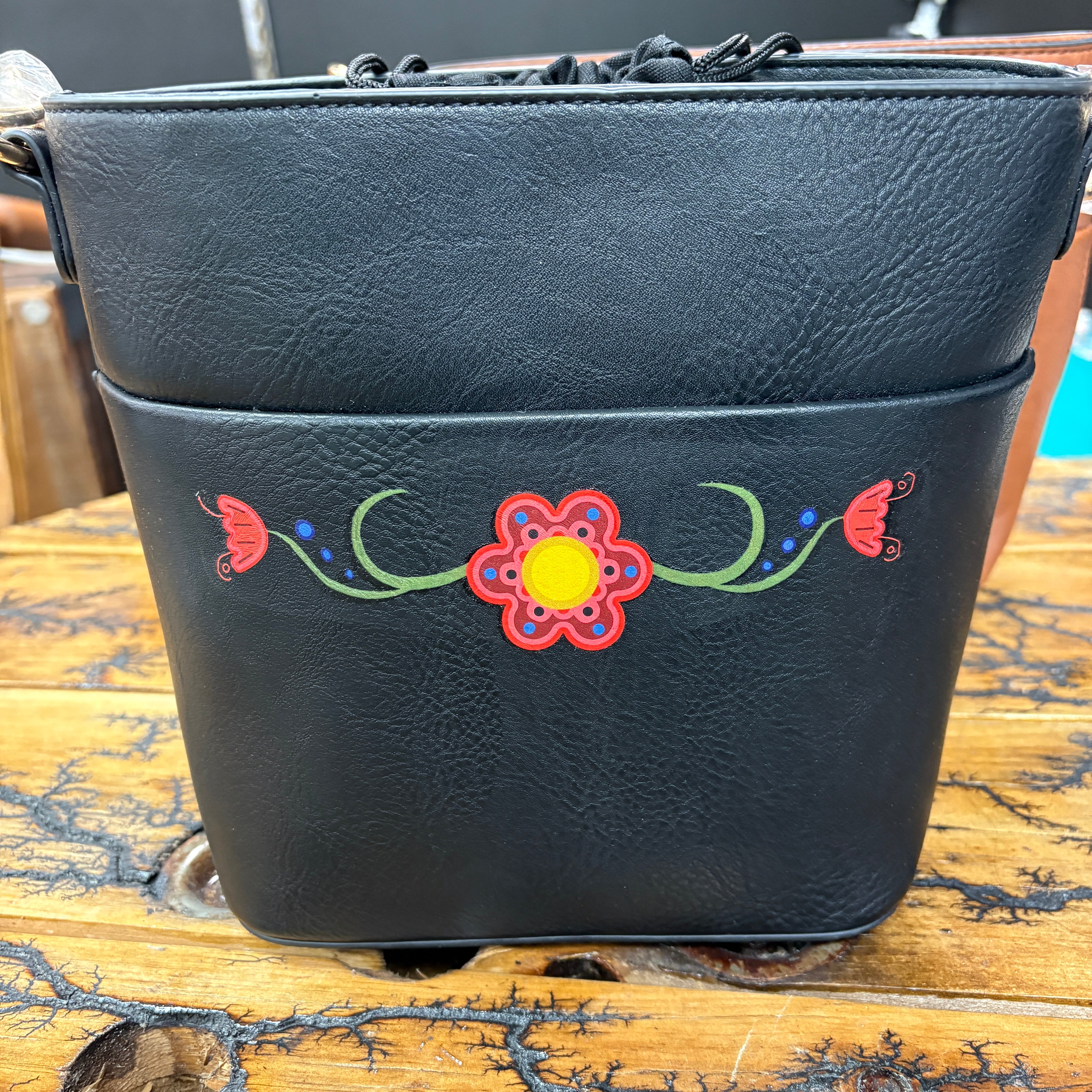 Embellished Leather Purse