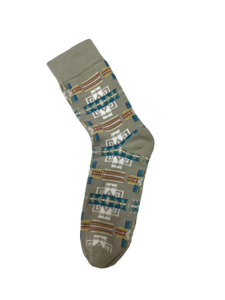 Geometric Print Socks