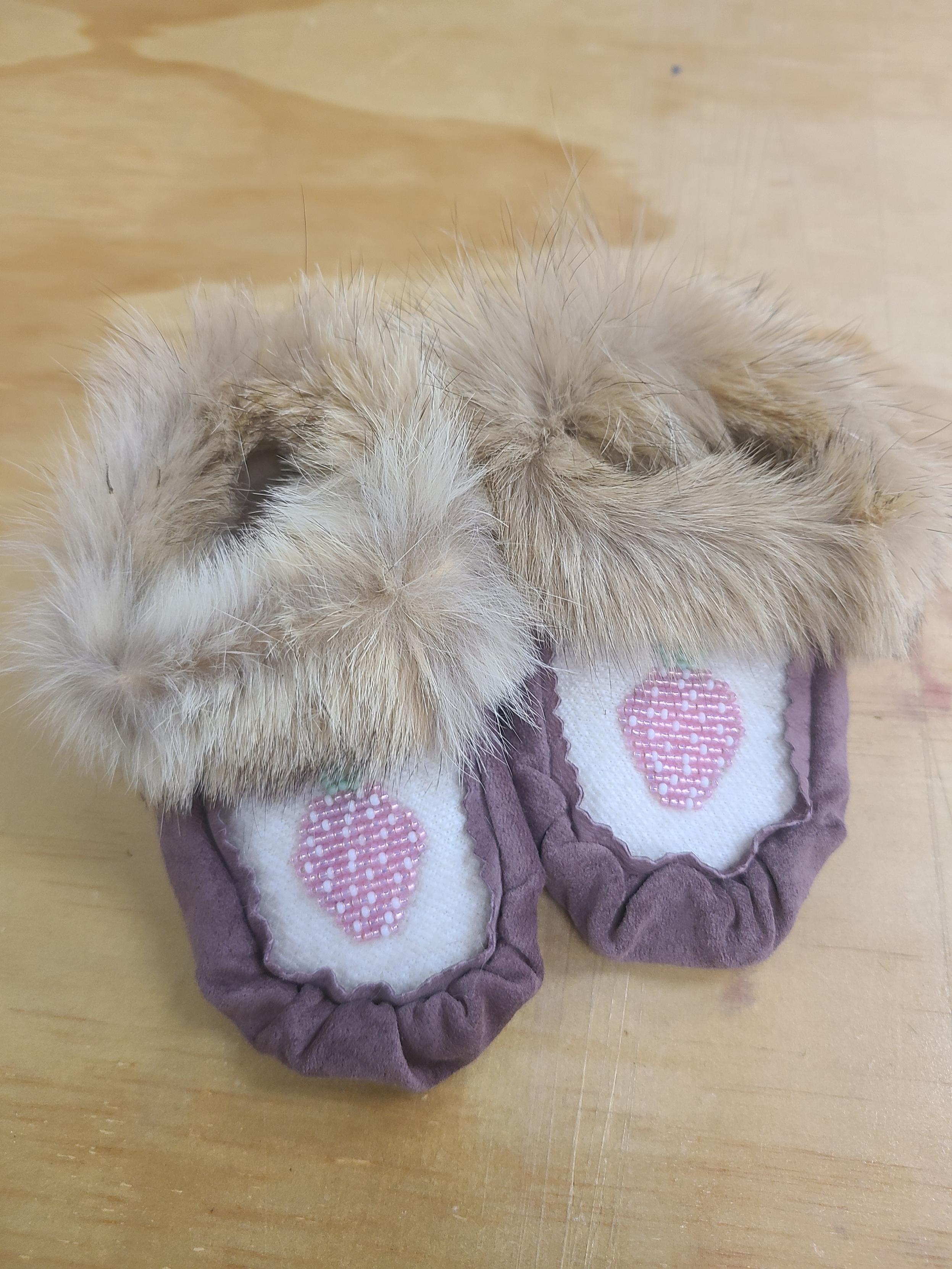 Kida Luttrell Strawberry Toddler Moccasins