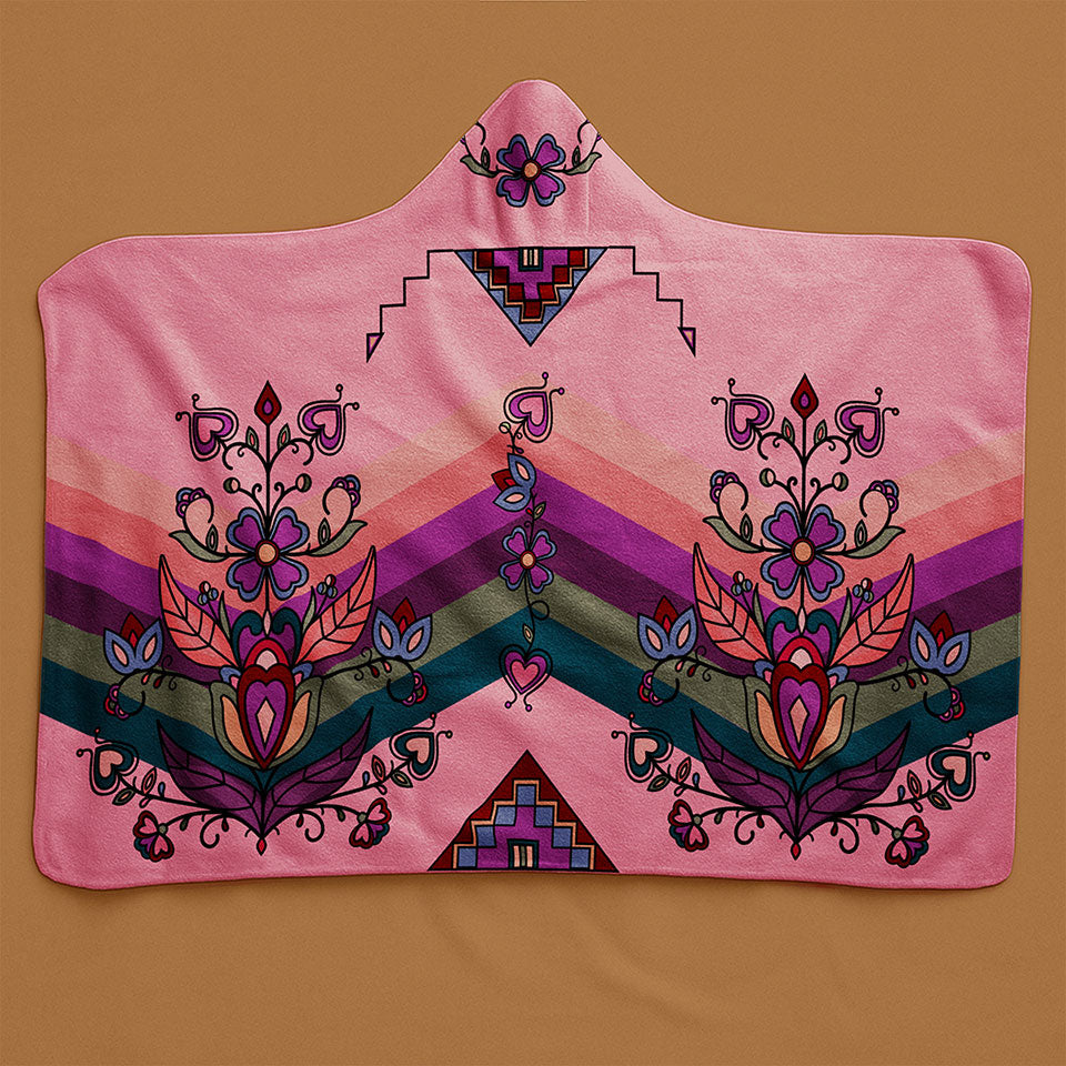 Frosted Leaf Spirit Hooded Blanket