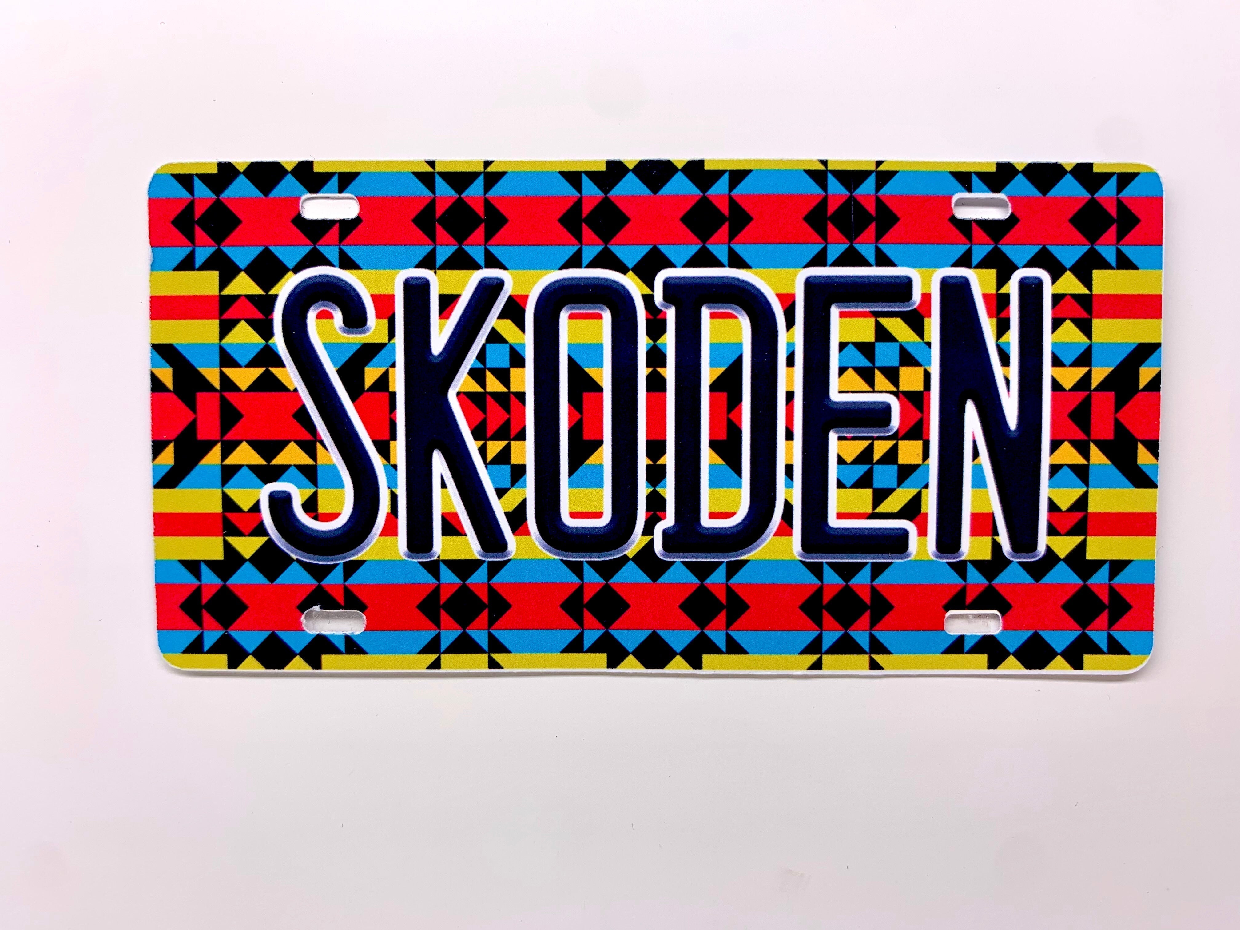 Skoden Large Sticker - 7 inch x 4 inch