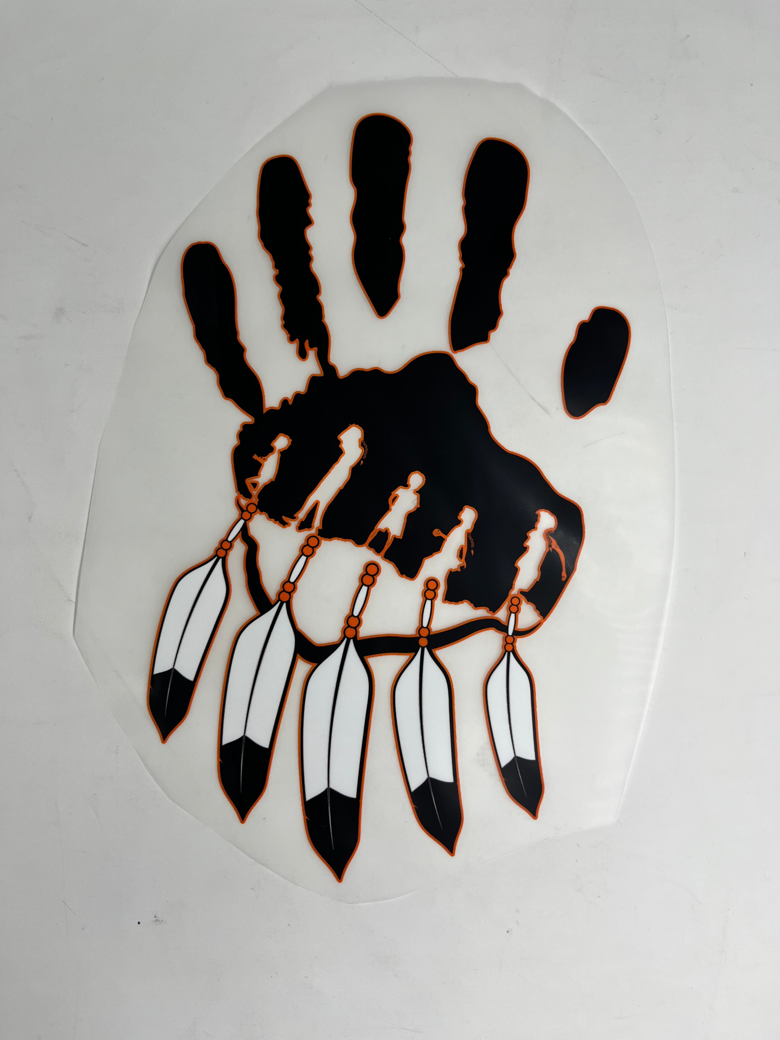 14 IN Every Child Matters Handprint w Feathers