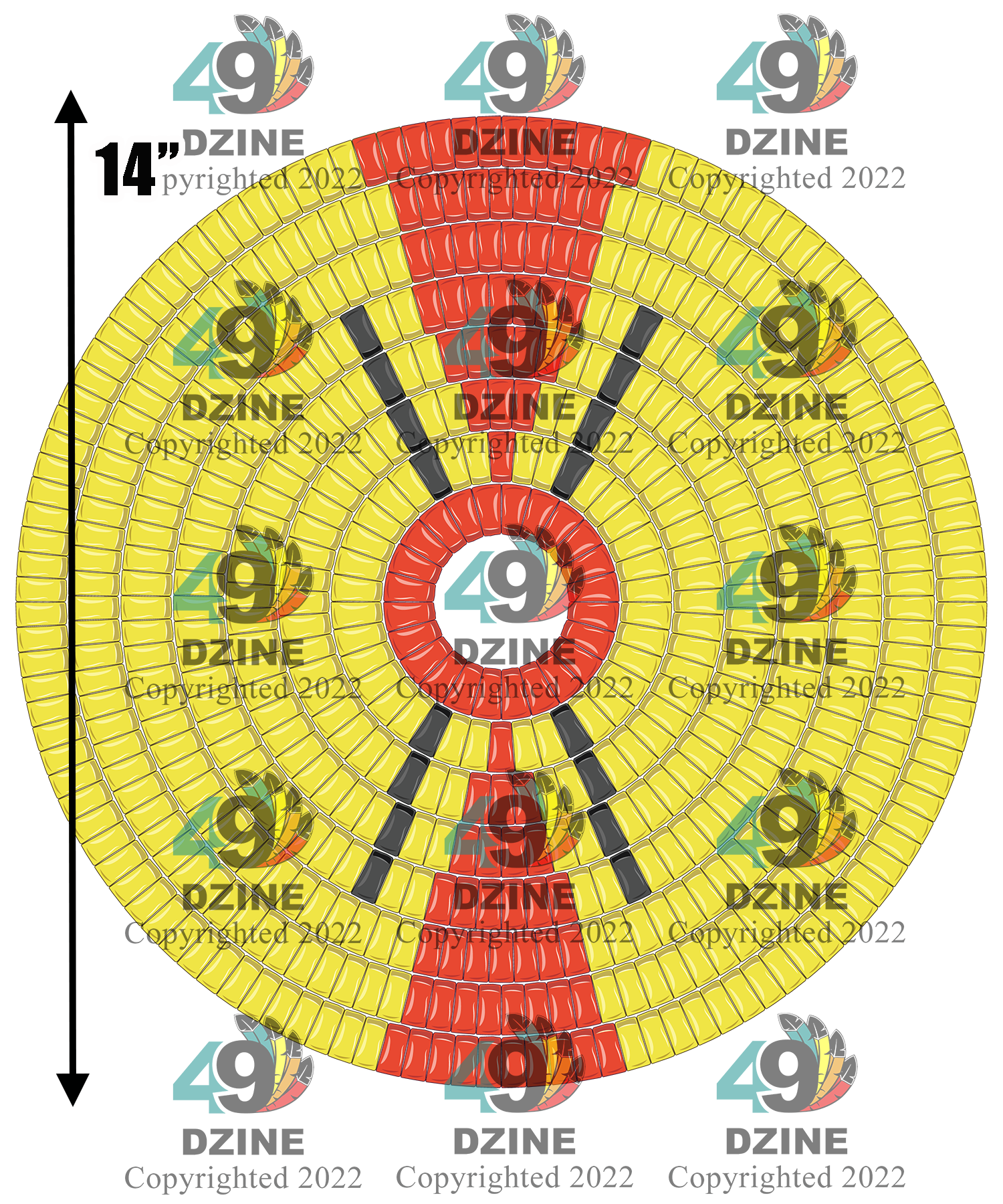 14-inch Quill - Radiant Life Transfer