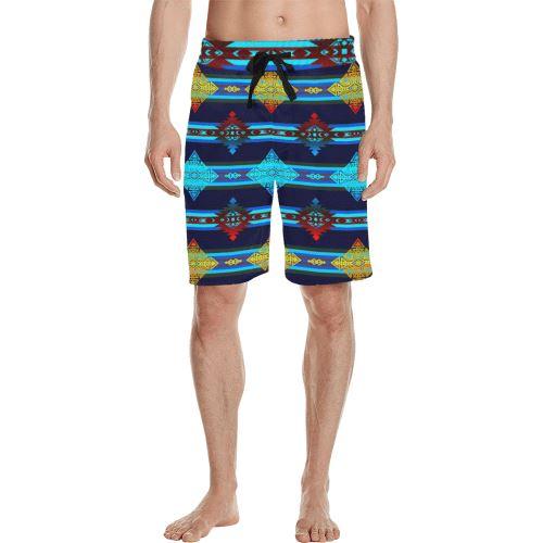 Plateau Night Men's All Over Print Casual Shorts (Model L23) Men's Casual Shorts (L23) e-joyer 